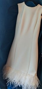 Donna Rico cocktail sheath dress winter white